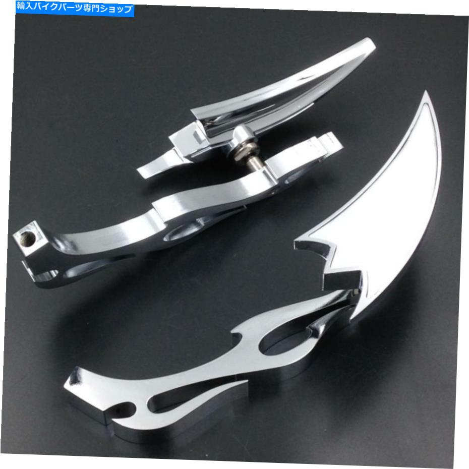 Mirror 川崎巡洋艦バイクモデルのためのオートバイクローム矢印バックリアミラー Motorcycle Chrome Ar..