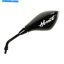 Mirror ホンダホーネットハンドルバー用リアビューミラーミラーM10ロゴホワイト Rear View Mirrors Mirror M10 Logo White For Honda Hornet Handlebar