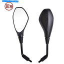 Mirror エバーモータオートバイリアビューミラーセット Evermotor Motorcycle Rear View Mirror Set