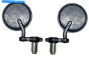 Mirror ミラーバーエンドカーボンルックラウンド(ペア) Mirror Bar End Carbon Look Round (Pair)