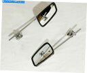 Mirror アメリカのオートバイユニバーサルリアビュークロムサイドミラーセット22mmバークランプ AMERICAN MOTORCYCLES UNIVERSAL REAR VIEW CHROME SIDE MIRROR SET 22MM BAR CLAMP