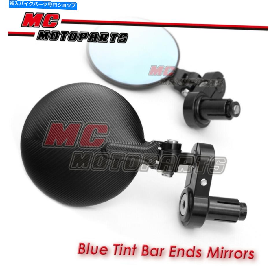 Mirror Ducati 848 1098 1198 748 749 916 996 1199のための黒い3 dの折りたたみバーエンドミラー Blac..