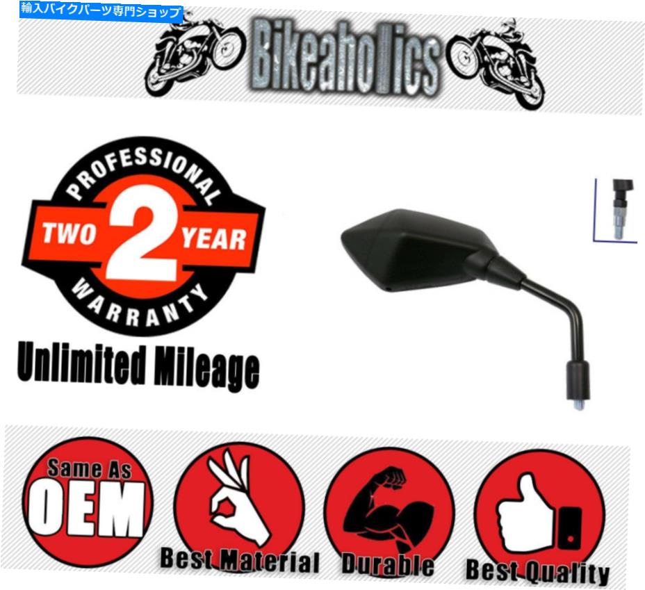 Mirror 川崎オートバイのためのJMPミラーラウンドブラック JMP Mirror Round Black for Kawasaki Motorcycles