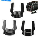 Rear Fender 黒の伸縮されたリアフェンダー延長フィット2014-2018 Electra Street Road Glide Black Stretched Rear Fender Extension Fits 2014-2018 Electra Street Road Glide(2)