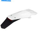 Rear Fender UFOプラスチックhu03398040光と白の背面フェンダー UFO Plastics HU03398040 Enduro Rear F...