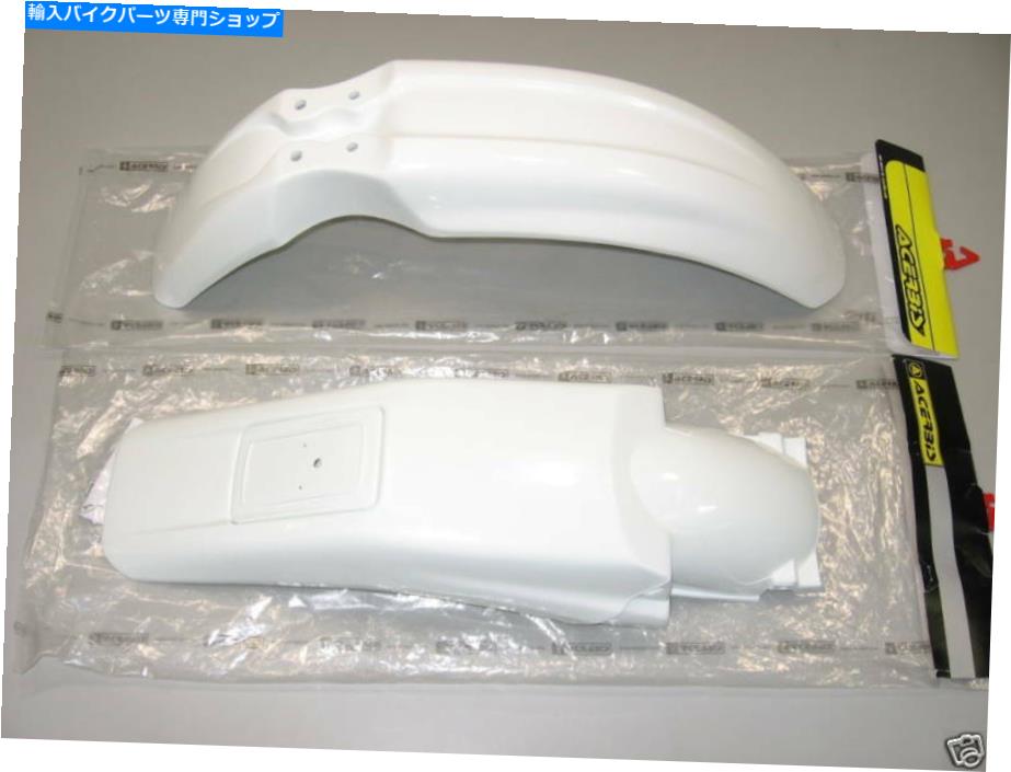 Rear Fender New Acerbis Frontリアフェンダーキット96-04ホンダXR250 R XR400 R泥ガード＃N69 New Acerbis Front Rear Fender Kit 96-04 Honda XR250 R XR400 R Mud Guard #N69