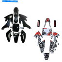 Rear Fender プラスチックフェアリング+グラフィックFR ATATIK XR50 CRF50 110CC 125CC SSR SDG 107ピットバイク Plastic Fairing + Graphics fr Atomik XR50 CRF50 110CC 125CC SSR SDG 107 PIT BIKE
