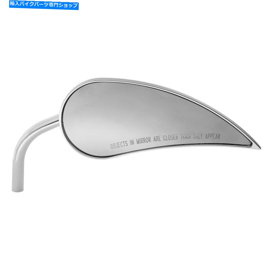 Mirror Arlen Ness 13-073 Rad III右側クロムミラー Arlen Ness 13-073 Rad III Right Side Chrome Mirror