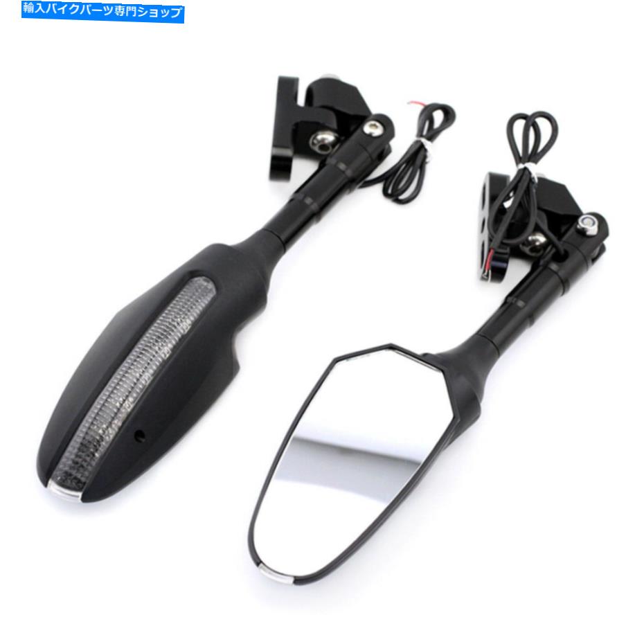 Mirror バックミラーはホンダCBR 650F VFR 800F 2014-2021のためのターン信号を導きました Rearview Mirrors LED Turn Signal For HONDA CBR 650F VFR 800F 2014-2021