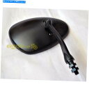 Mirror ミラーカフェのレーサードロップブラック承認された左側カスタム Mirror Cafe' Racer Drop Black Approved Left Side Custom
