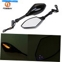 Mirror 12V LED背面図ミラーガラスアンバーハウジングSLJ-LHY 172のための単一ネジフィット 12V LED Rear View Mirror Glass Amber Housing Single Screw Fit for SLJ-LHY 172