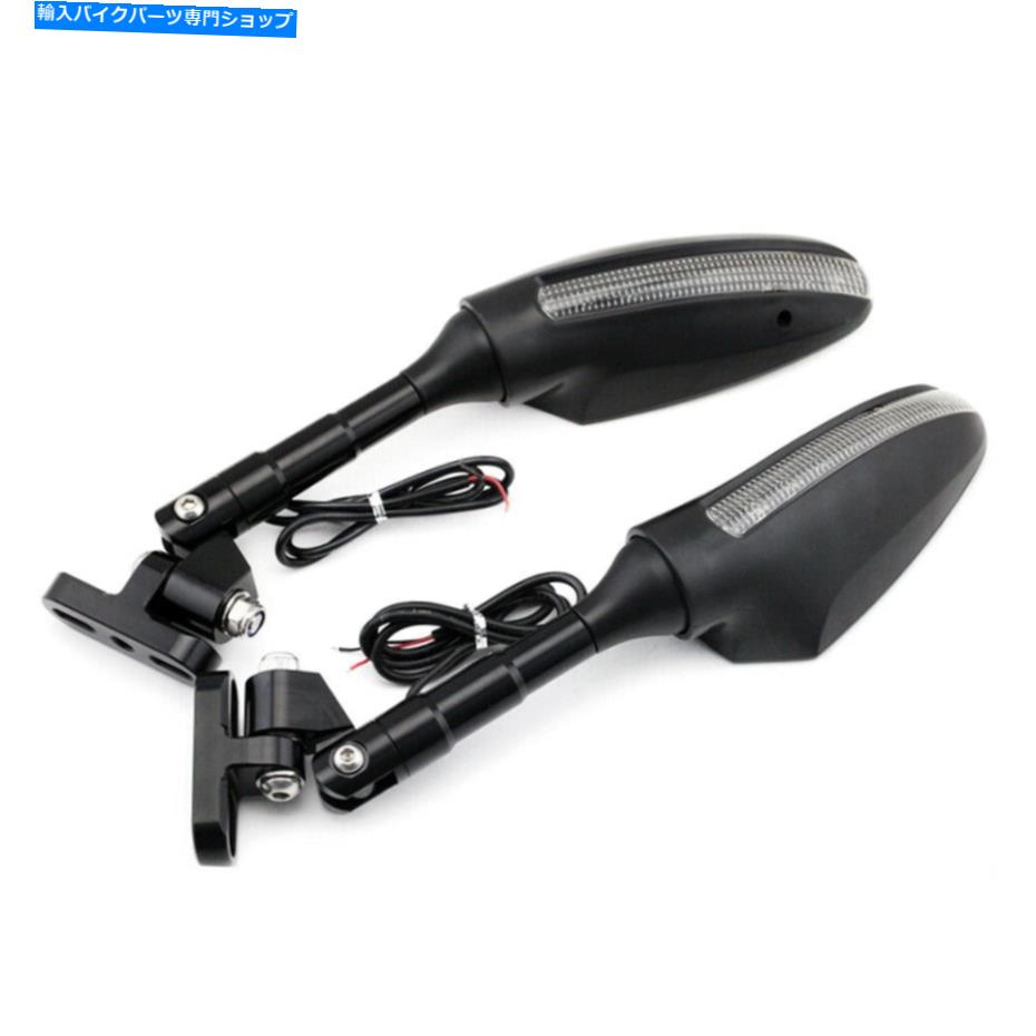 Mirror ޥYZFR1 YZF-R1 2009-2014ĴǽʥХåߥ顼LED󿮹 Adjustable Rearview Mirrors LED Turn Signal For YAMAHA YZFR1 YZF-R1 2009-2014