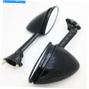 Mirror 06-18 Kawasaki Ninja ZX14R ZZR1400 ZX14のための黒レースサイドミラー Black Racing Side Mirror For 06-18 Kawasaki Ninja ZX14R ZZR1400 ZX14