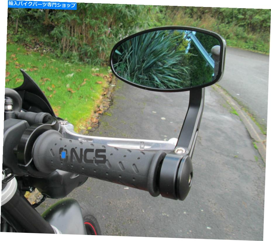 Mirror CNCアルミ製バーエンドミラードゥカトイモンスター本物のNCSペア CNC Aluminium Bar End Mirrors Ducati Monster Genuine NCS pair