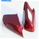 Mirror 赤いABSプラスチック背面図サイドミラーカバーのカウルフィットのためのホンダST1300 02-11 10 Red ABS Plastic Rear View Side Mirror Cover Cowl Fit For Honda ST1300 02-11 10