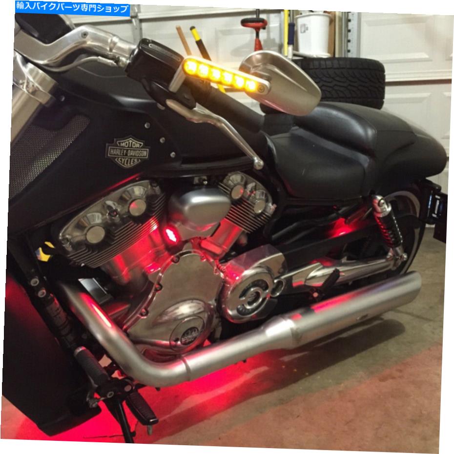 Mirror ハーレーVロッドVrod筋肉VRSCFクロムオートバイミラーW / LED回転信号 For Harley V-Rod VRod Muscle VRSCF Chrome Motorcycle Mirrors w/ LED Turn Signals