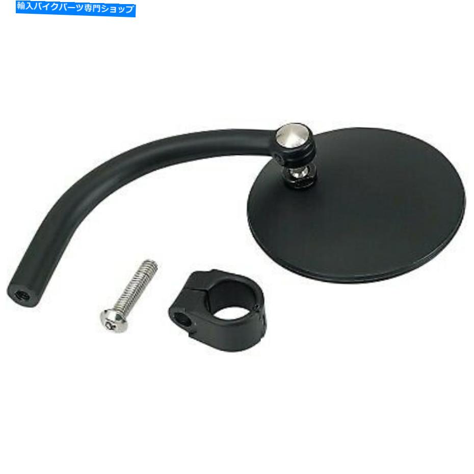 Mirror Biltwell Inc. - 6503-578-131 - 4in。マウント上のクランプ付きの丸型ユーティリティミラー Bi..