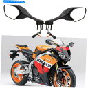Mirror 黒LEDターン信号の背面図ミラーは2008-2012ホンダCBR1000RR CBR1000RR Black LED Turn Signal Rear View Mirrors For 2008-2012 Honda CBR1000RR CBR1000 RR