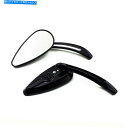 Mirror スカルオートバイリアビューミラーハーリーエレクトラグライドダイナツーリングのためのティアドロップ Skull Motorcycle Rearview Mirrors Teardrop For Harley Electra Glide Dyna Touring