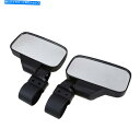 Mirror 2×オートバイ背面図ミラーガラスブラック6mm 8mm 10mmねじ調節可能 2 x Motorcycles Rear View Mirror Glass Black 6mm 8mm 10mm Screw Adjustable