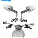 楽天Us Custom Parts Shop USDMMirror ハーレーVロッド筋肉VRSCF用ペアオートバイLEDターン信号リアビューミラー Pair Motorcycle LED Turn Signal Rear View Mirrors For Harley V-Rod Muscle VRSCF