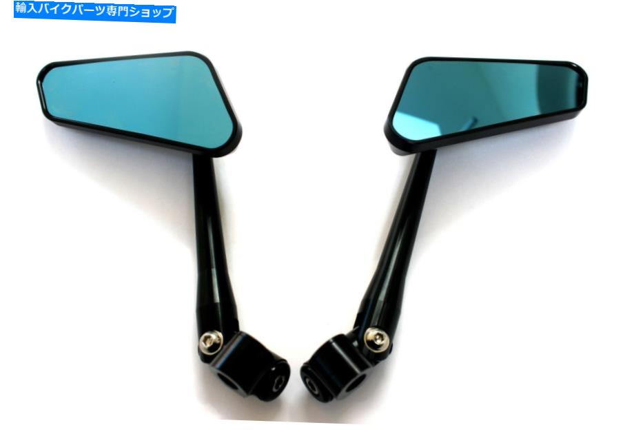 Mirror トラックミラーブラックCNC機械加工合金マルチ調節可能山海スズキ Track mirrors Black CNC mac..