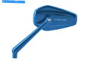 Mirror Arlen Nessミニストッカーミラーブルー左 Arlen Ness Mini Stocker Mirror Blue Left