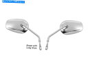 Mirror Chrome Tapered Short Stem Mirrors 47039&47040 Harley Repl 91840-03B 91845-03B Chrome Tapered Short Stem Mirrors 47039 & 47040 Harley Repl 91840-03B 91845-03B
