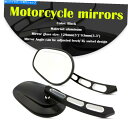 Mirror ヤマハvスター1100 1300 250 650のためのHMMotor 2xブラックオートバイのミラー HMmotor 2x Black Motorcycle Mirrors For Yamaha V Star 1100 1300 250 650 950