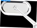 Mirror Arlen Ness 13-173鍛造された楕円形の鏡クロム右手 Arlen Ness 13-173 Forged Oval Mirrors Chrome Right Hand