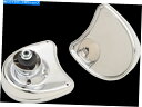 Mirror ハーリーツーリングFLHX FLHTKドラッグレガークロームフロントフェアリングミラーセット14-17 Harley Touring FLHX F...