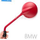 Mirror ミラーメタルスチールラウンドレトロルックレッド10mm x 1.5フィットBMW F800GS mirrors metal steel round retro look red 10mm x 1.5 fits BMW F800GS