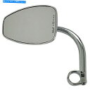 Mirror Biltwell Inc. - 531 - マウント上のティアドロップユーティリティミラー1 Biltwell Inc. - 6504-501-531 - Teardrop Utility Mirror with Clamp on Mount for 1