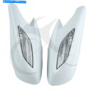 Mirror ホワイトリサイブミラーターン信号はホンダST1300 ST 1300 02-11のためのクリアレンズフィット White Rearview Mirror Turn Signals Clear Lens Fit For Honda ST1300 ST 1300 02-11