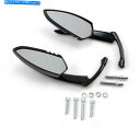 Mirror Kuryakyn 1760すべてのハーリーモデル65-20のための鏡の光沢のある黒い鎌のペア Kuryakyn 1760 Gloss Black Scythe Pair of Mirrors for all Harley Models 65-20