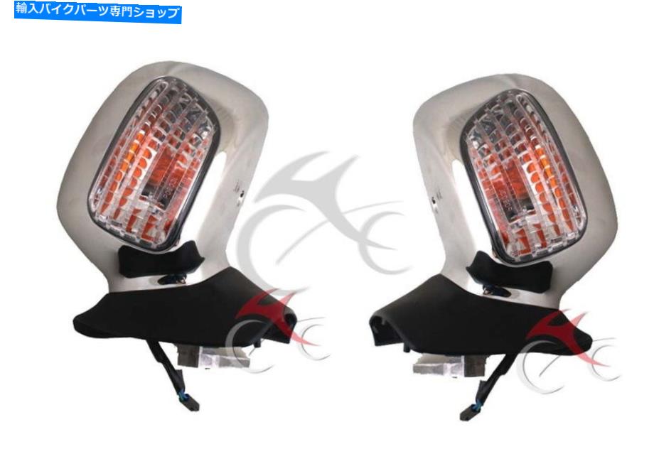 Mirror ペアクリアターンシグナルバックミラーフィットホンダゴールドウィングGL1800 2001-2017 Pair Clear Turn Signals Rearview Mirrors Fit For Honda Goldwing GL1800 2001-2017