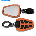 Mirror YAMAHA YXZ1000R 16-18 MODQUADレーシングサイドオレンジサイドミラーWベゼル For Yamaha YXZ1000R 16-18 Modquad Racing Side Orange Side Mirror w Bezel