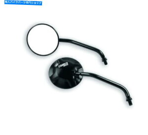 Mirror DUCATIミラーリアビューミラーブラックミルドスクランブラ新品 Ducati Mirror Rear View Mirror Black Milled Scrambler New