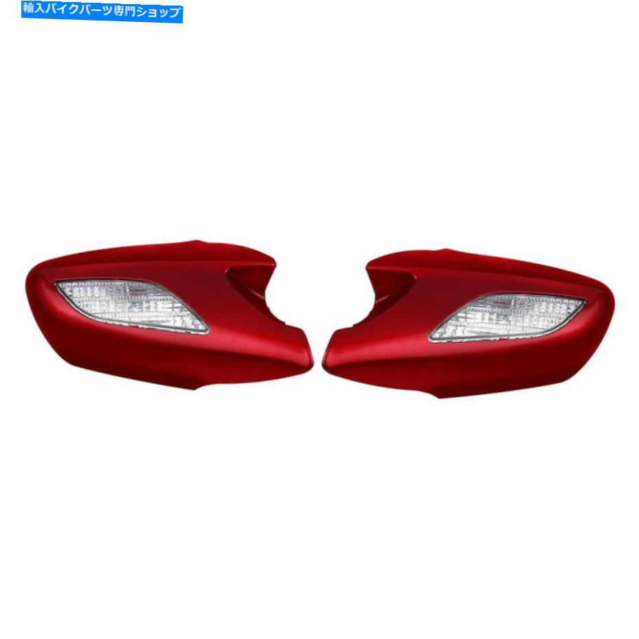 Mirror ABS Red Road View Mirrors Signal ST1300 2002-2011のための明確なLenフィット ABS Red Rear View Mirrors Turn Signals Clear Len Fit For Honda ST1300 2002-2011