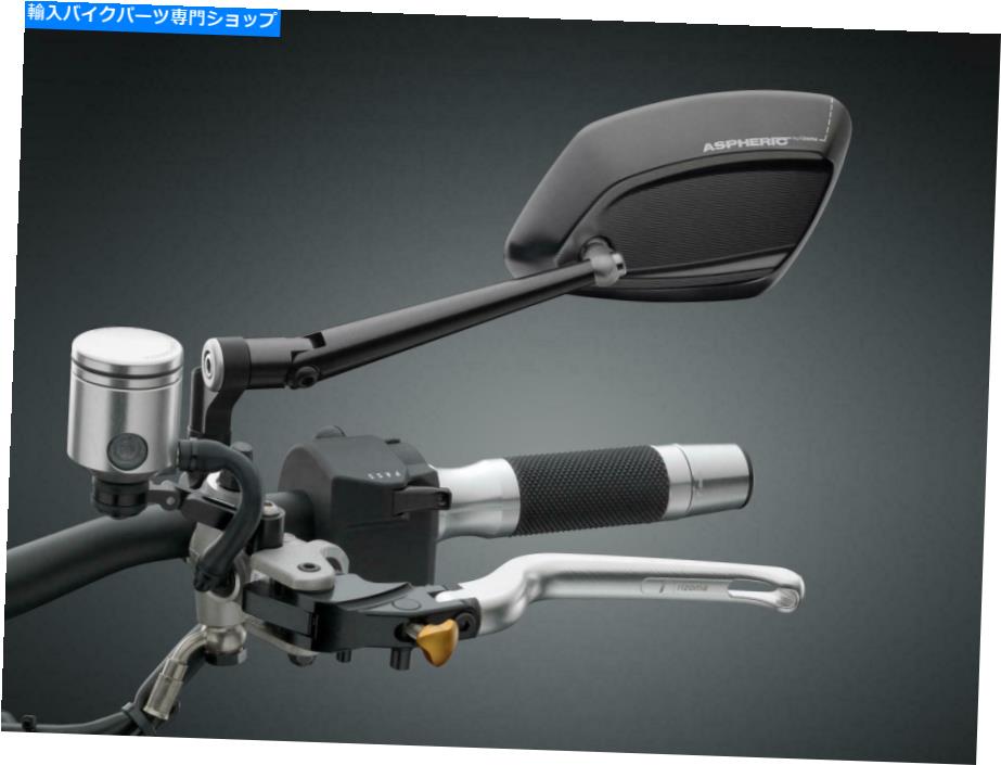 Mirror Rizoma 4Dミラー（サイド＆カラー：右、ブラック） Rizoma 4D Mirror (Side & Colour: Right, B..