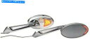 Mirror 良い! RIVCOカスタムミラーセットW LEDターン信号&ランニングライト NICE! Rivco Custom Mirror Set w LE...