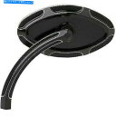 Mirror Arlen Ness左側黒斜め猫の猫の鍛造ミラーはそれぞれ販売されています Arlen Ness Left Side Black Beveled ...