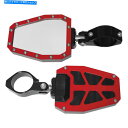 Mirror YAMAHA YXZ1000R 16-18モジュカドレーシングサイドレッドサイドミラーWベゼル For Yamaha YXZ1000R 16-18 Modquad Racing Side Red Side Mirror w Bezel