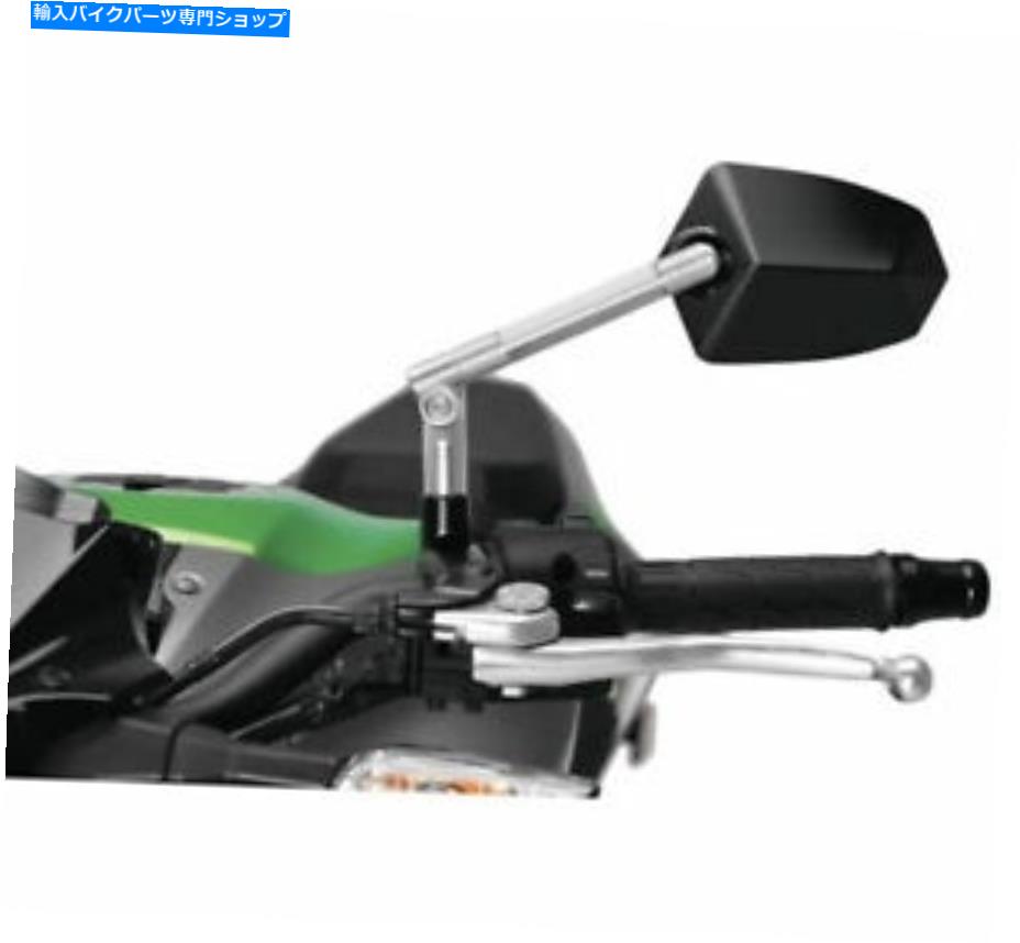 Mirror Puig Puig GT.1ミラーアルミ/ブラックの左半子019dn. PUIG Puig GT.1 Mirror Aluminum/Black Le..