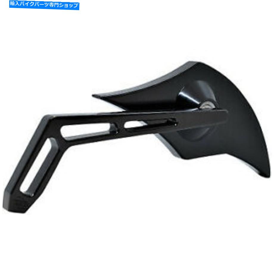 Mirror Pro-One Mirrorブラックの左102300AB. Pro-One Mirror Black Left 102300AB