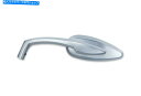 Mirror kuryakyn chrome convexの合流線ハーレーまたはメトリック(PR)のためのティアドロップミラー Kuryakyn Chrome Convex Streamline Teardrop Mirrors for Harley or Metric (pr)