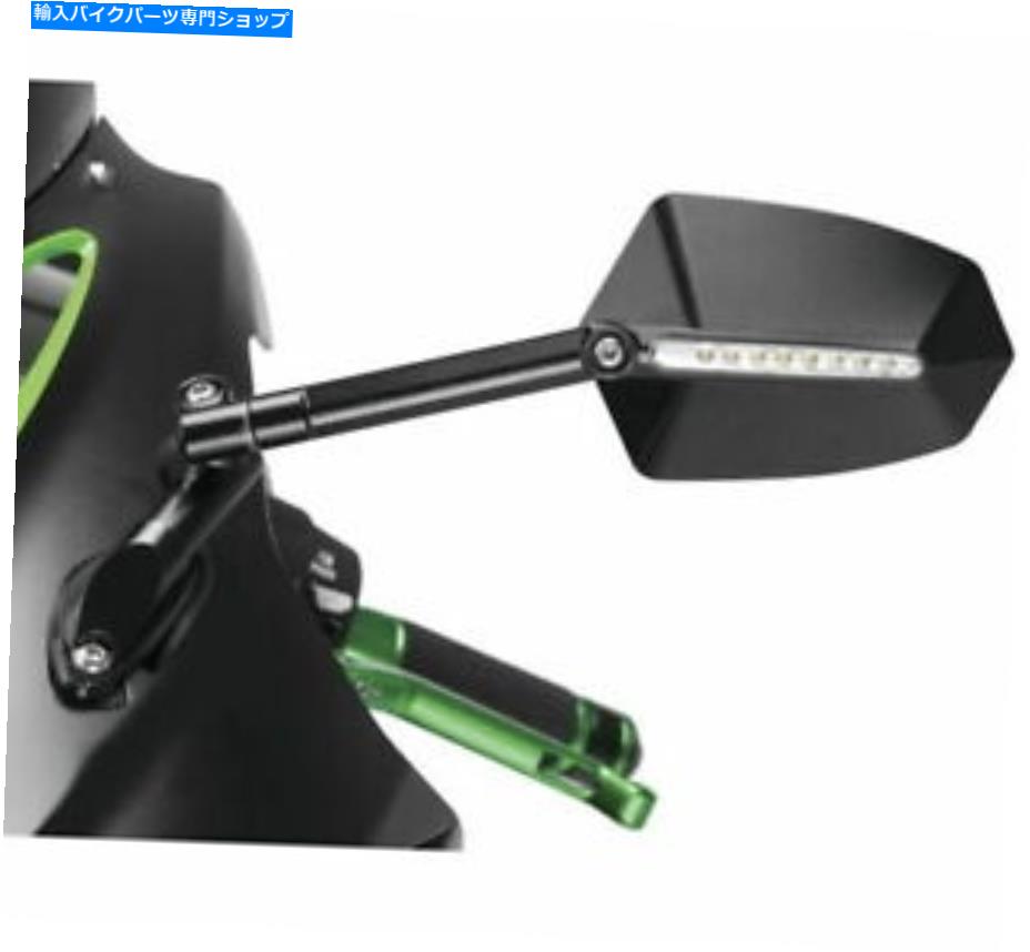 Mirror PUIG PUIG GTIターン信号ミラーブラックは016nNを残しました PUIG Puig GTI Turn Signal Mirror Black Left 016NN