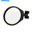 Mirror klock werks UTVラウンド凸面サイドビュー折りたたみミラー6 "ブラックMOD6CFSM-BK Klock Werks UTV Round Convex Side View Folding Mirror 6" Black MOD6CFSM-BK