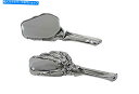 Mirror スケルトンミラーは骨の形の茎クロムを設定します Skeleton Mirror Set with Bone Shaped Stems Chrome