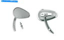 Mirror オートバイハンドルバーミラーのクロームのティアドロップネジをドラッグします Drag Specialties Chrome Teardrop Sc...